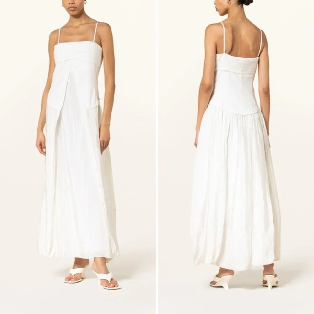 Jonathan Simkhai Ala Parachute‎ Dress - White Size 4 - Picture 10 of 15